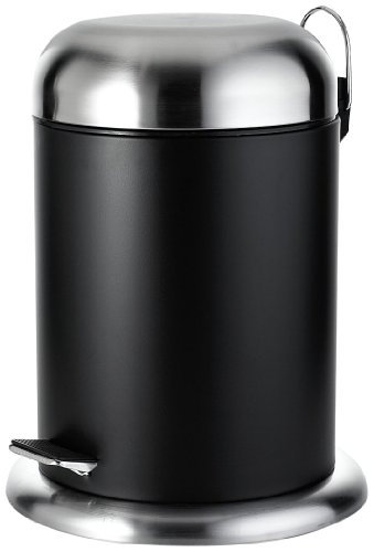 Ridder 22030610 Abfalleimer "Rondo", schwarz