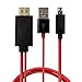 Demupai 5.9 Feet MHL Micro USB to HDMI 1080P HDTV Adapter Cable for Samsung S3 / S4 / S5