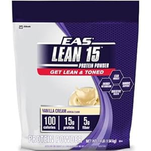 EAS Lean 15 Protein Powder - Vanilla Cream - 3.4 lbs