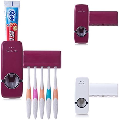 Portable Economic Automatic Toothpaste Dispenser Family Toothbrush Holder Useful Family Accesory