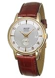 TISSOT Watch:Tissot Heritage Men's 18K Yellow Gold Case alligator leather strap Silver Dial Swiss Automatic Movement Watch T9044087603200