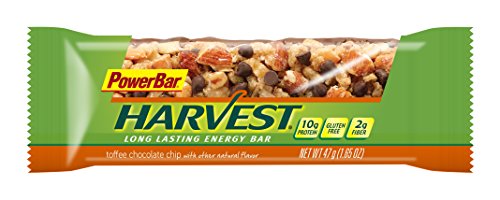 PowerBar Harvest Nutrition Bar, Toffee Chocolate Chip, 47 Gram, 1.66 Ounce (Pack of 15)
