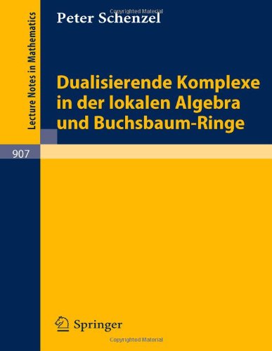 Dualisierende Komplexe in der lokalen Algebra und Buchsbaum-Ringe