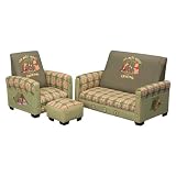 Disney Pooh 3 PC Toddler Set - Chair, Sofa and Ottoman
