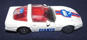 New York Giants 1/64 Corvette 1983 Corgi Trading Cars NFL Diecast Car Football Team Collectible