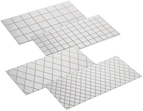 Cake Decorating Tools 4-piece Quilted Fondant Imprint Mat Set