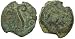 Judaea, Pontius Pilate, Roman Prefect under Tiberius, 26 - 36 A.D.; Bronze Prutah