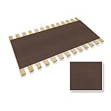 IMAGE OF Brown Burlap Jute Full Size Bed Slats Bunkie Board Support Roll