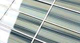 12.5 Sq Ft of Hand Painted Glass Subway Tile for Kitchen Backsplash and Bathroom for Sale