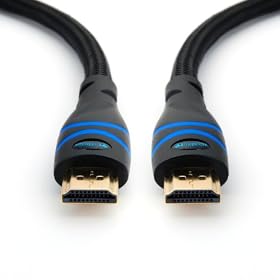 BlueRigger High Speed HDMI Cable with Ethernet (3 Feet) - Supports 3D and Audio Return [Latest Version]