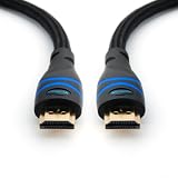 BlueRigger High Speed HDMI cable with Ethernet, Supports 3D and Audio Return (15 Feet) ~ BlueRigger(TM)