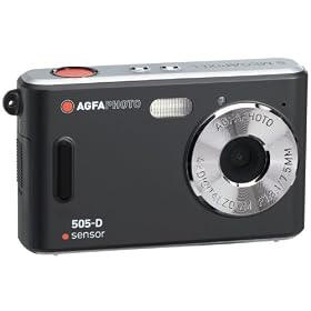 AGFAPHOTO 503万画素デジタルカメラ Sensor 505D ブラック 505D-BK