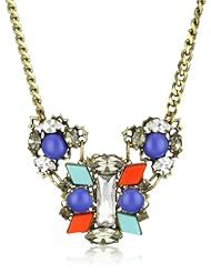 Anton Heunis Inca Goddess Three Cluster Mosaic Style Necklace