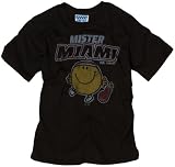 NBA Miami Heat Crew Short Sleeve Tee (Black Wash , Large)