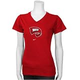 Nike Western Kentucky Hilltoppers Ladies Red Team Logo T-shirt by Football Fanatics