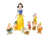Mattel R9642-0 - Disney Princess, Schneewittchen und die 7 Zwerge, inkl. Puppe und 7 Zwerge