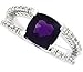 Extraordinary Fine Deep Purple Cushion Cut Quality title=