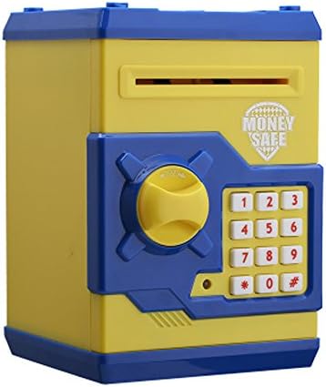 Noemie Toys Creative Automatic Password Piggy Bank ATM Machine Safe Children's Toys(YB)