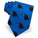 Graduation Caps Tie by The American Necktie Co - Blue Microfiber
