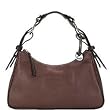Dooney Bourke Pebble Leather Shoudler Hobo Bag Brown T'moro
