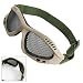 Frame Brown
Como Army Green Adjustable Strap Light Brown Full Frame Mesh Goggles