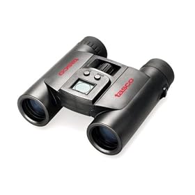 Click here to buy Tasco Specialty 8x25 Binocular w Compass, Time and Temperature.