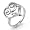 925 Sterling Silver Heart-Shaped Mother and Child Ring, Gift for Mom Love Mom, Mother's day gift, Jewelry for Women- Nickel Free Size 6
