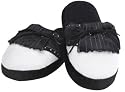 Golf Gifts & Gallery 851 Golf Shoe Slipper (Black/White, Medium)