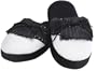 Golf Gifts & Gallery 851 Golf Shoe Slipper (Black/White, Medium)