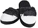 Golf Gifts & Gallery 851 Golf Shoe Slipper (Black/White, Medium)