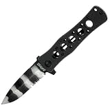 M-Tech Folding Knife Titanium Camo Serrated