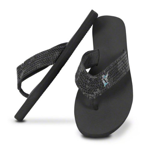 Florida Marlins Women's Sequin Strap Flip Flops