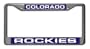 Colorado Rockies Laser Chrome Frame