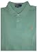Men's Ralph Lauren Short Sleeve Polo Shirt Green with Orange Pony