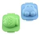 Kotobuki Plastic Egg Mold Set of 2 Fish and Car