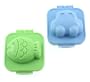 Kotobuki Plastic Egg Mold, Set of 2, Fish and Car