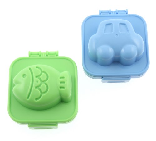 Plastic Egg Mold Fish and Car