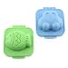 Kotobuki Plastic Egg Mold, Set of 2, Fish and Car
