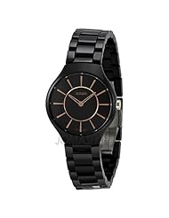 Rado True Thinline Black Ceramic Ladies Watch R27742152