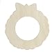 Package of 36 Unfinished Wooden Wreath Cutouts for Crafting, Creating and Embellishing