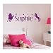Personalised Horse Wall Sticker, Any Name, Any Colour, Childs Bedroom.
