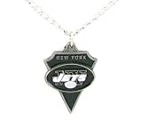 New York Jets Chain Necklace & Pewter Pendant - NFL Football Fan Shop Sports Team Merchandise
