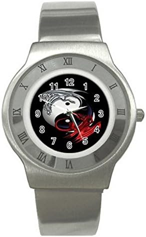 Dragon Yin Yang Stainless Steel Watch Great for Men Women HOT Gifts NEW