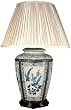 Asian Decor & Gifts - 26" Ming Blue & White Porcelain Vase Oriental Table Lamp - JCO-X806