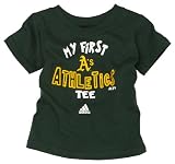 MLB Unisex Infant/Toddler Oakland Athletics The Other First Short Sleeve Tee, Hunter, Large, 4T