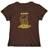T-Shirt Womens Brown  Grenada DRINK TEAM  Countries