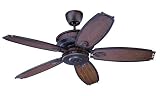 Monte Carlo Ceiling Fan 5YM52RB Yachtsman Fan - Roman Bronze Outdoor Fans 52 w MC162RB Light