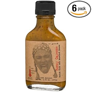 Pain Is Good Honey Cayenne Mustard Sauce, Batch #164, 3.75-Ounce Bottle (Pack of 6) by Pain Is Good