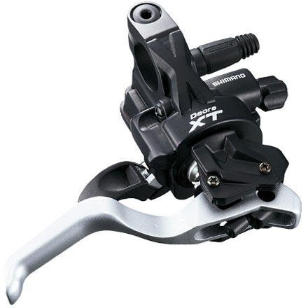 Shimano Deore Dual Control Lever for Disc Brakes (Black/Silver)