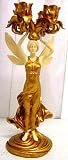 Art Nouveau Fairy Candelabra Centerpiece Candle Holder